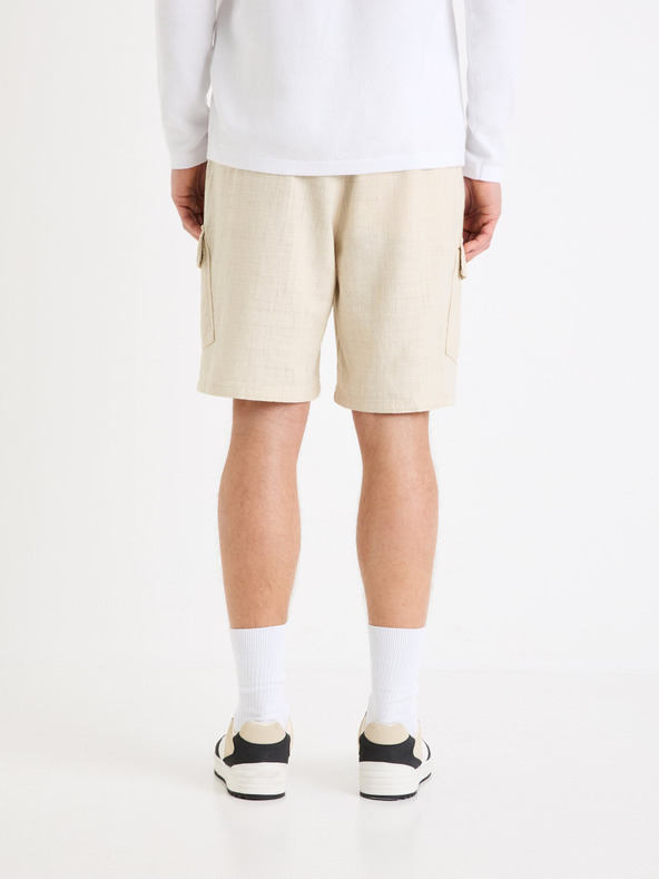 Celio Cargo Gocargobm Short Pants Beis