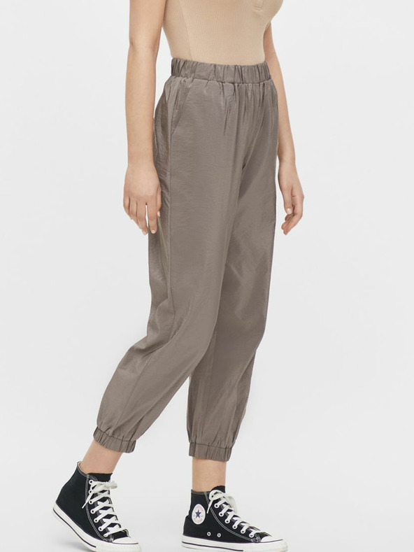 Pieces Pylla Trousers Gris