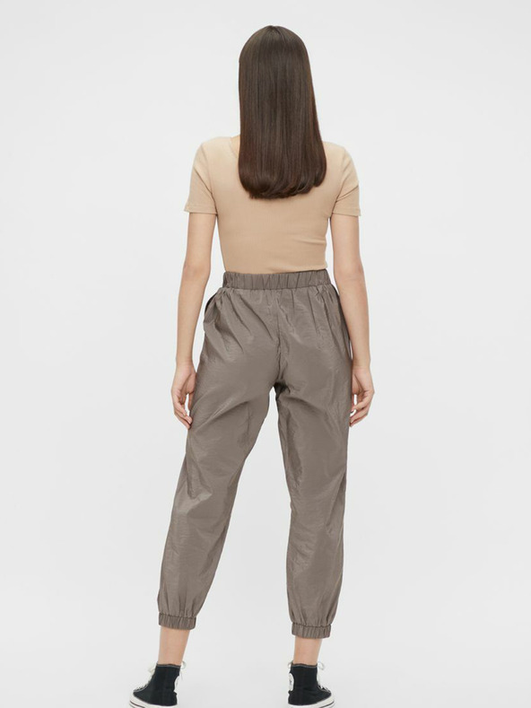 Pieces Pylla Trousers Gris