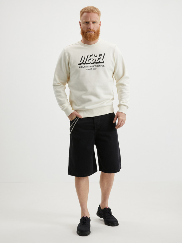 Diesel Girk Sweatshirt Blanco