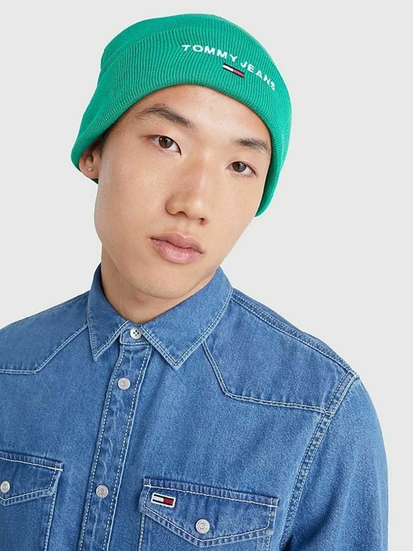 Tommy Jeans Gorro Conlosay Verde