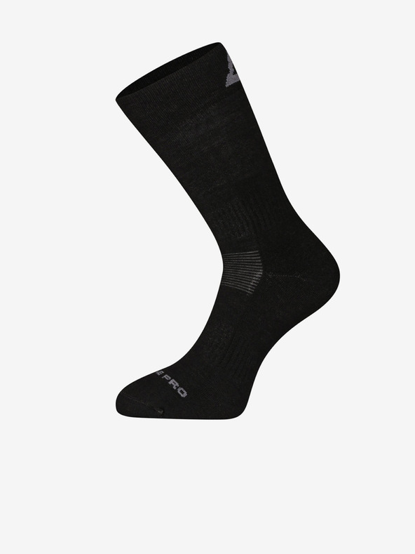 ALPINE PRO Erate Ponožky Černá