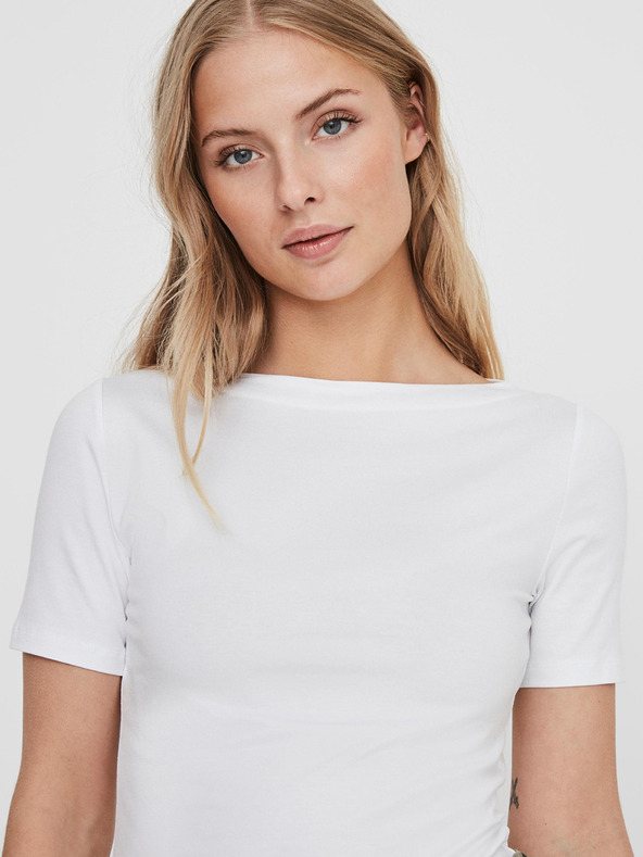 Vero Moda Panda T-shirt Blanco