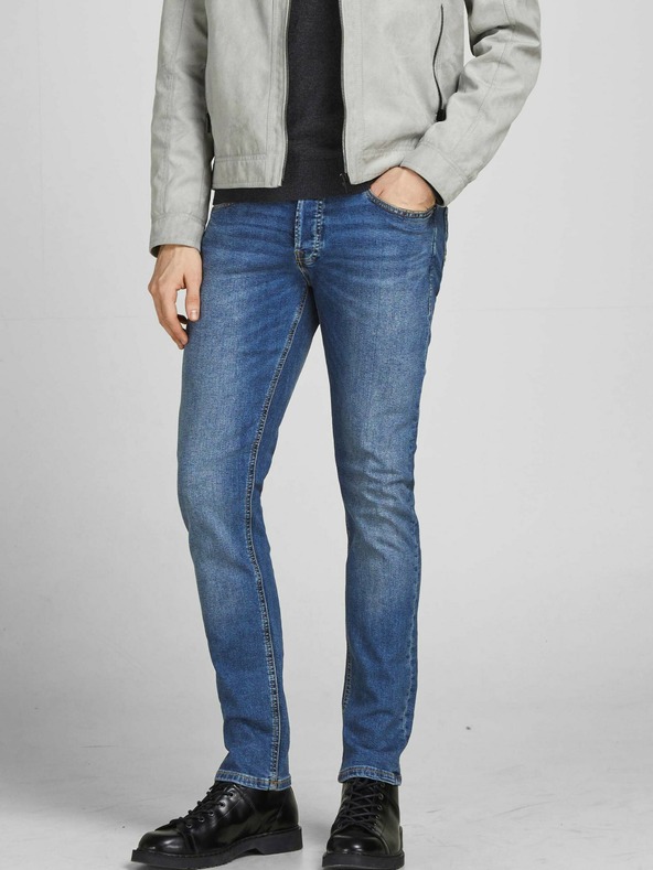 Jack & Jones Glenn Jeans Modrá