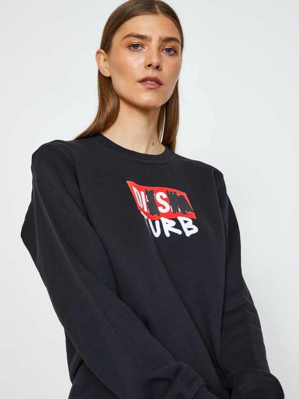 Diesel Angs Sweatshirt Negro