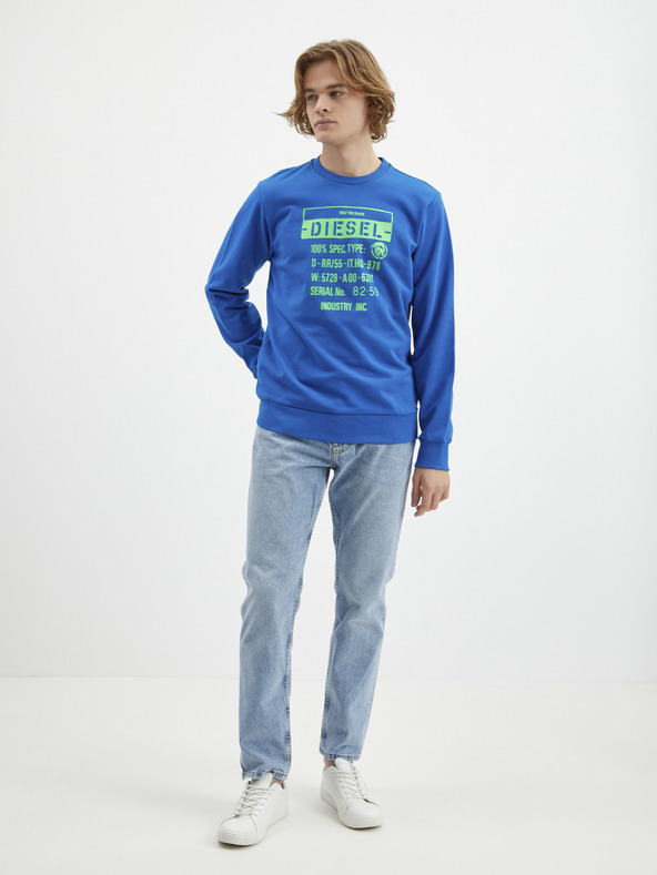 Diesel Girk Sweatshirt Azul