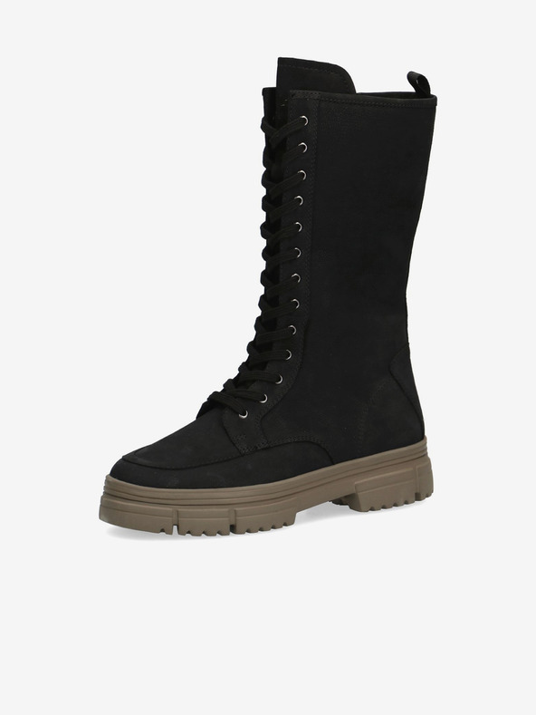 Caprice Botas Altas Negro