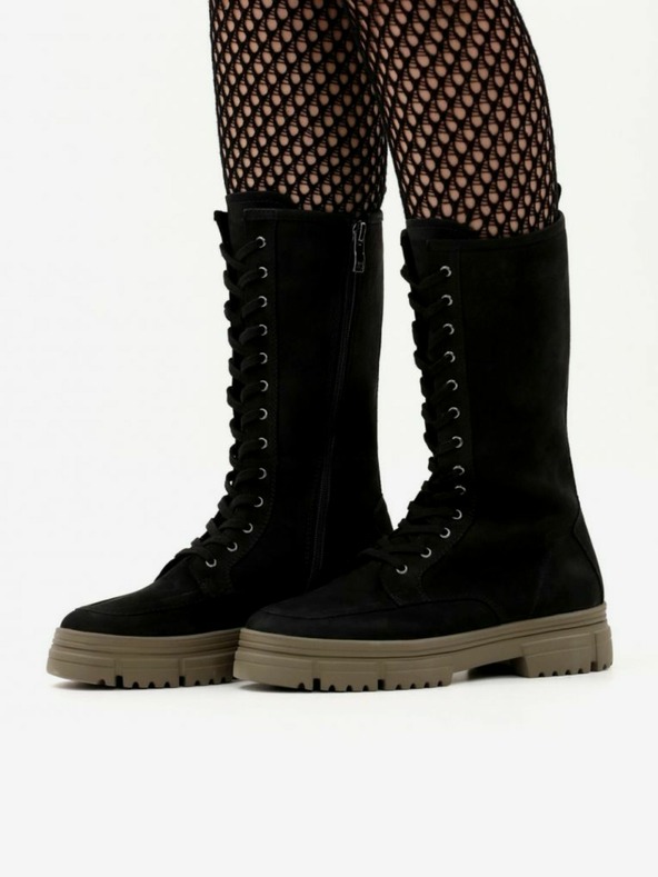 Caprice Botas Altas Negro