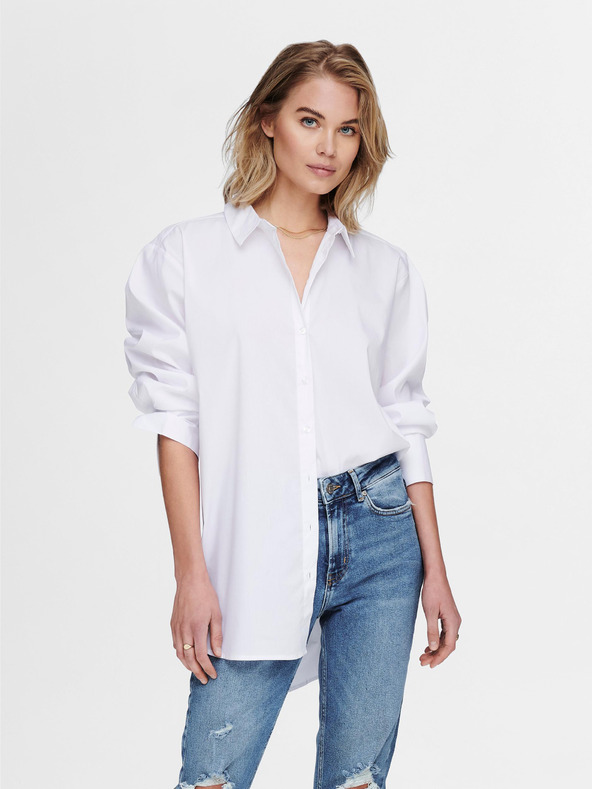 Jacqueline De Yong Mio Shirt Blanco