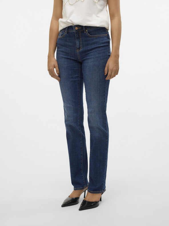 Vero Moda Flash Jeans Modrá