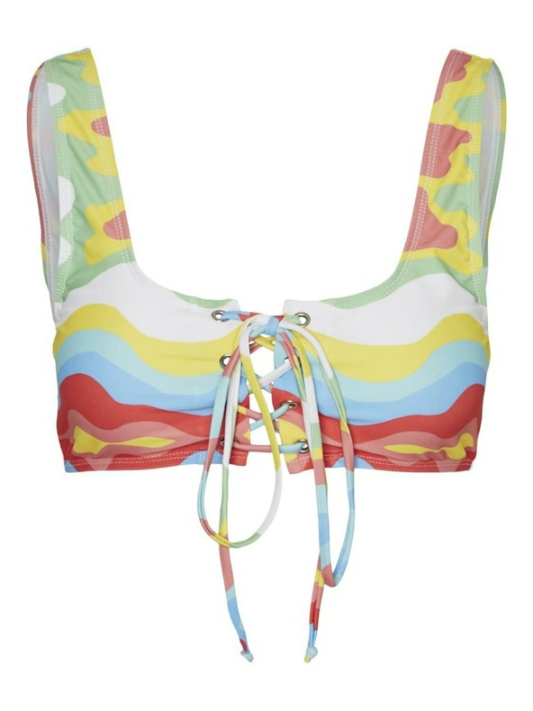 Noisy May Wave Bikini Top Amarillo