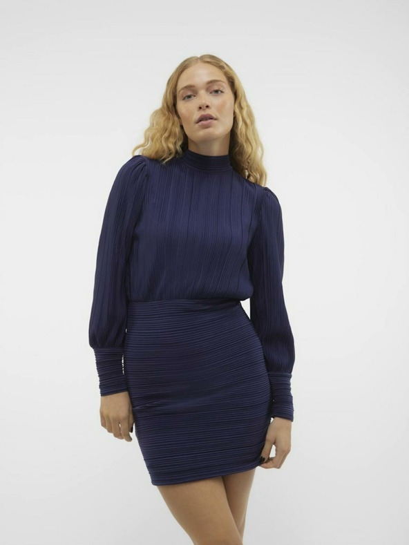 Vero Moda Vestido Azul