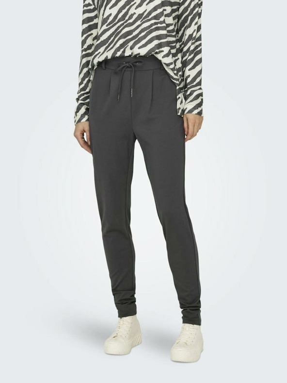 ONLY Poptrash Trousers Gris