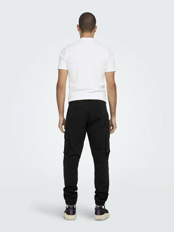 ONLY & SONS Cam Trousers Negro