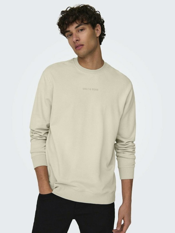 ONLY & SONS Levi Life Sweatshirt Beis