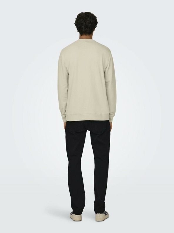 ONLY & SONS Levi Life Sweatshirt Beis