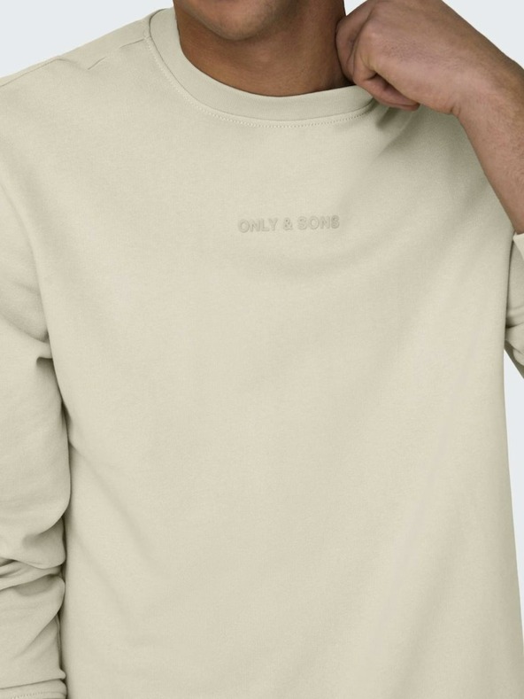 ONLY & SONS Levi Life Sweatshirt Beis