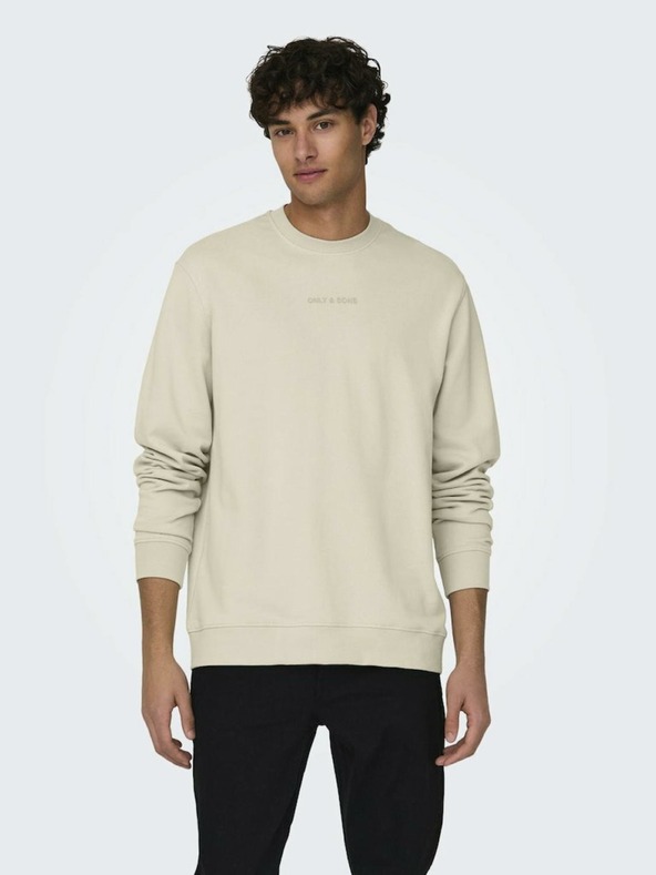 ONLY & SONS Levi Life Sweatshirt Beis