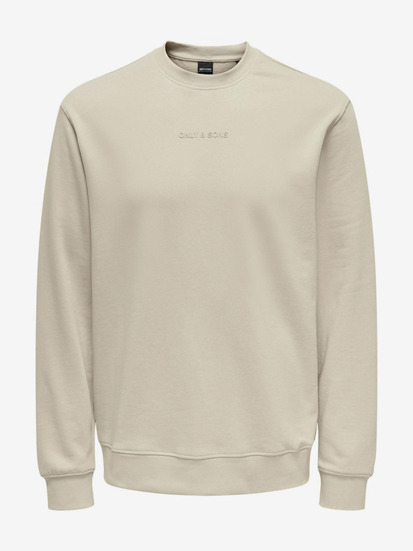 ONLY & SONS Levi Life Sweatshirt Beis