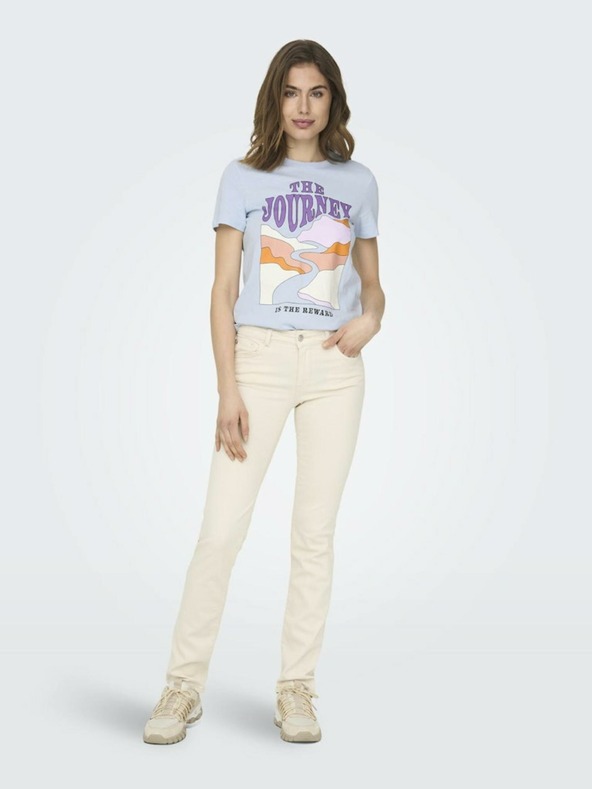 ONLY Daphne T-shirt Azul