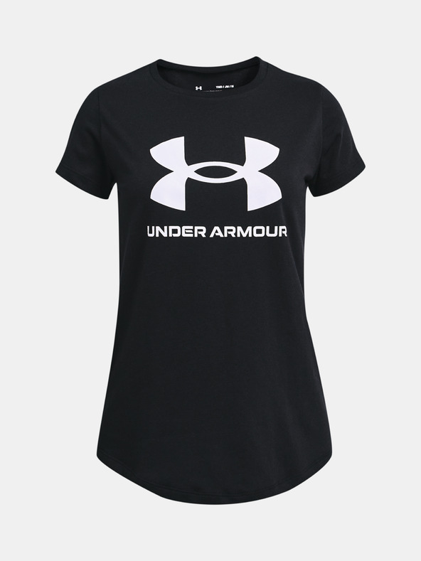 Under Armour UA G Sportstyle Logo SS Kids T-shirt Negro