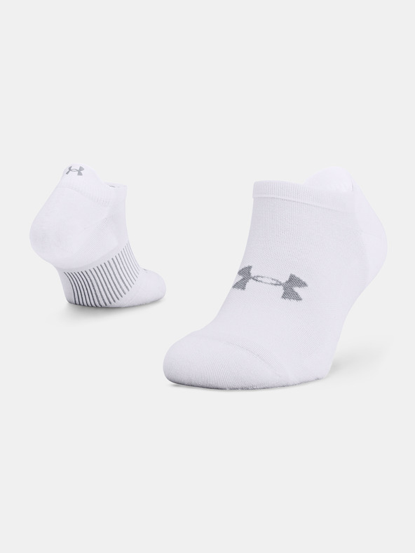 Under Armour Dry Run No Show Ponožky Bílá