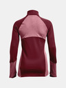 Under Armour UA ColdGear 1/2 Zip-RED Mikina