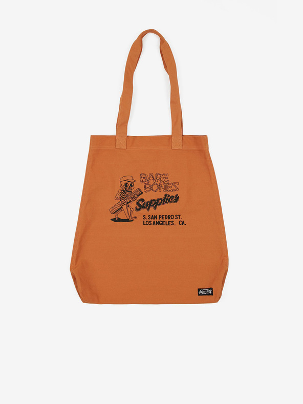 SuperDry Elsie Canvas Graphic Tote Kabelka Oranžová