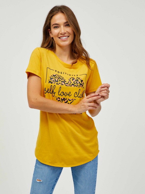 Sam 73 Inathi T-shirt Amarillo