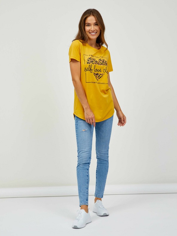 Sam 73 Inathi T-shirt Amarillo