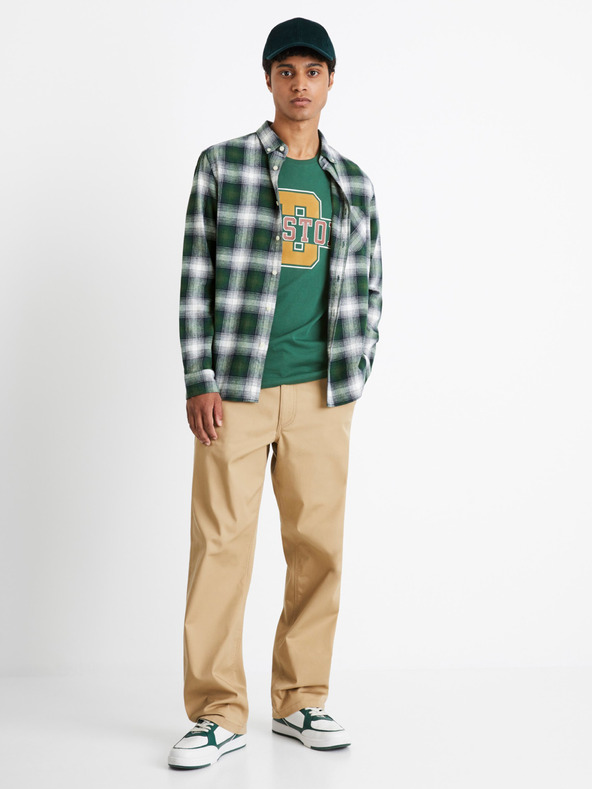 Celio Camulto Shirt Verde