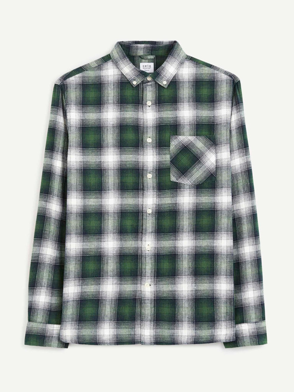 Celio Camulto Shirt Verde