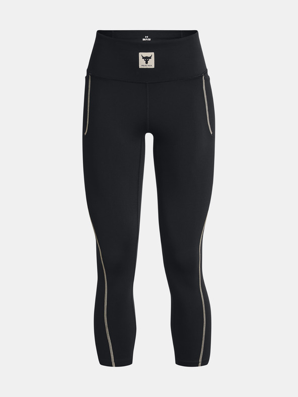 Under Armour Project Rock Meridian Ankl Lgn Leggings Negro