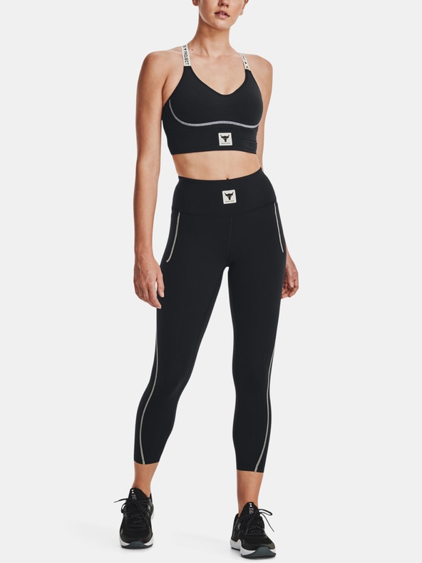 Under Armour Project Rock Meridian Ankl Lgn Leggings Negro