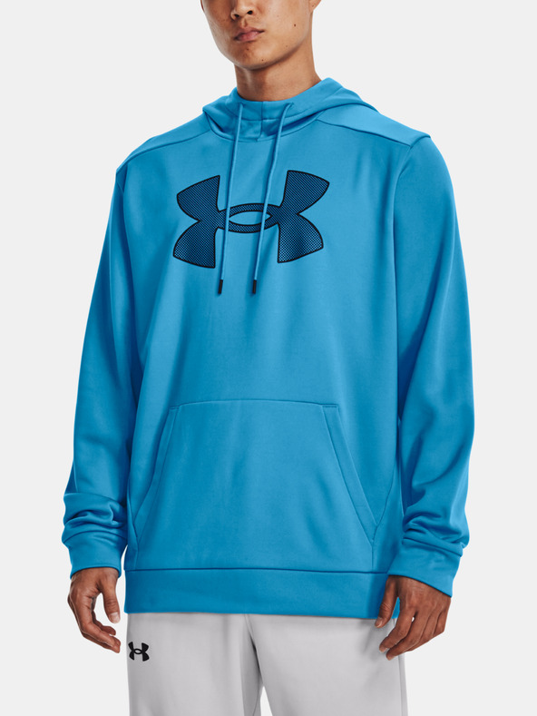 Under Armour UA Armour Fleece Big Logo HD Mikina Modrá