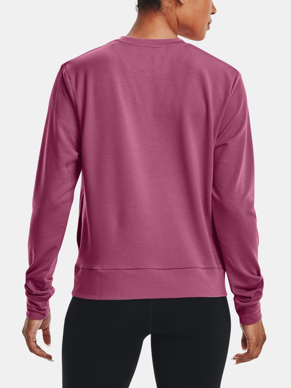 Under Armour Rival Terry Crew T-shirt Rosa