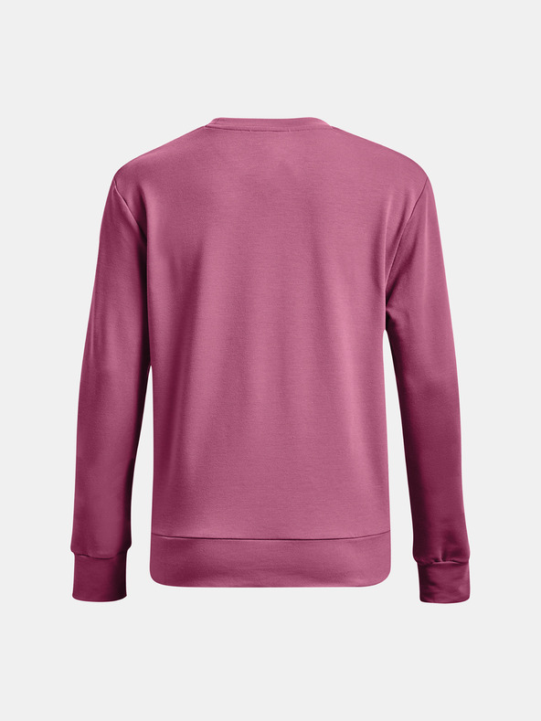 Under Armour Rival Terry Crew T-shirt Rosa