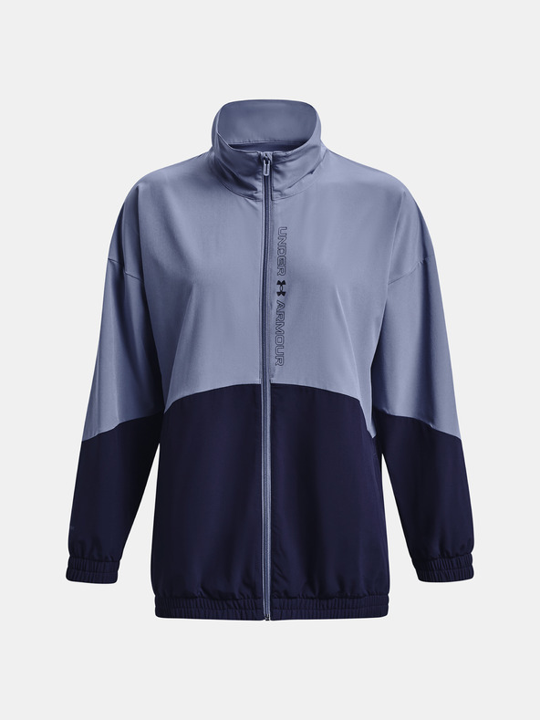 Under Armour Woven FZ Oversized Jacket Violeta