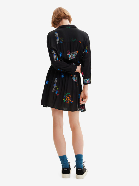 Desigual Dresde Dresses Negro