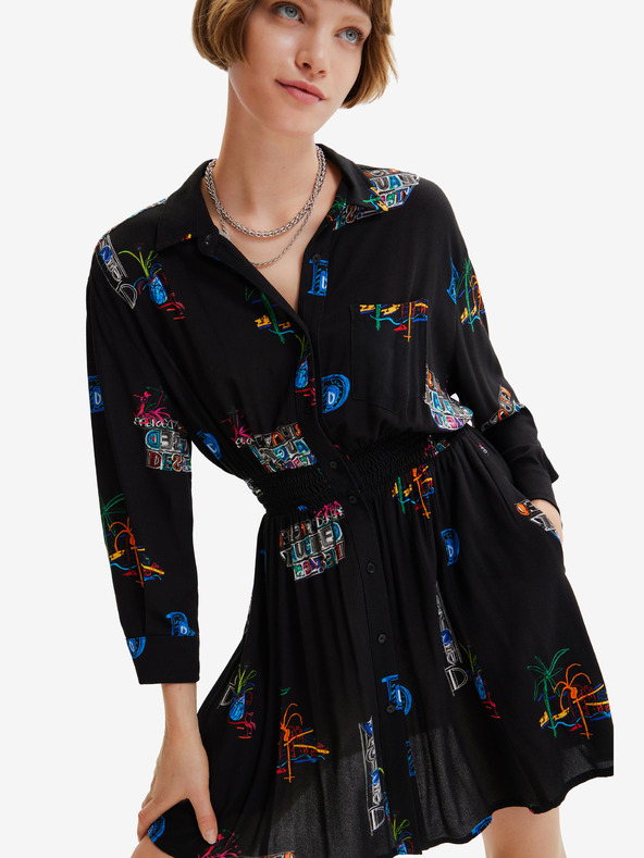 Desigual Dresde Dresses Negro