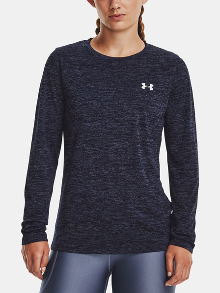 Under Armour Tech LS Crew Twist-NVY Triko