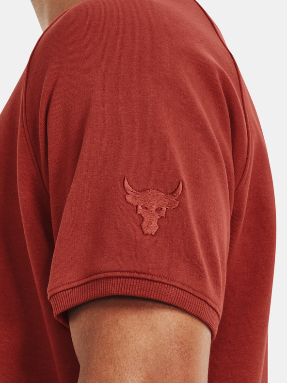 Under Armour Project Rock Terry Gym Sweatshirt Rojo