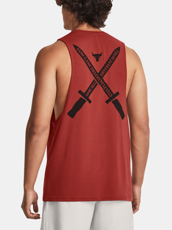 Under Armour Project Rock St Dagger Tank Top Rojo