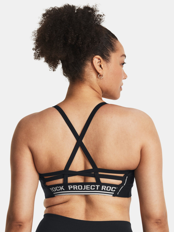 Under Armour Project Rock All Train Sport Bra Negro