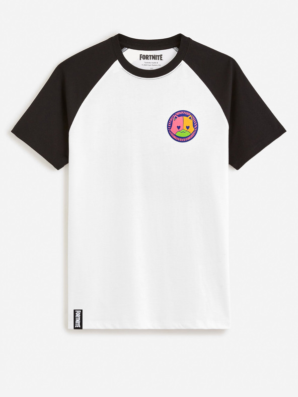 Celio Fortnite T-shirt Blanco