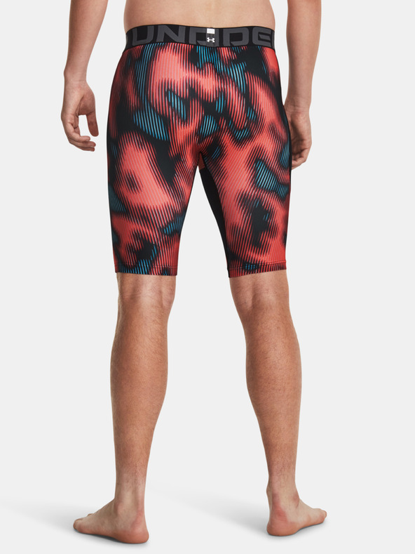 Under Armour UA HG Prtd Long Short Pants Rojo