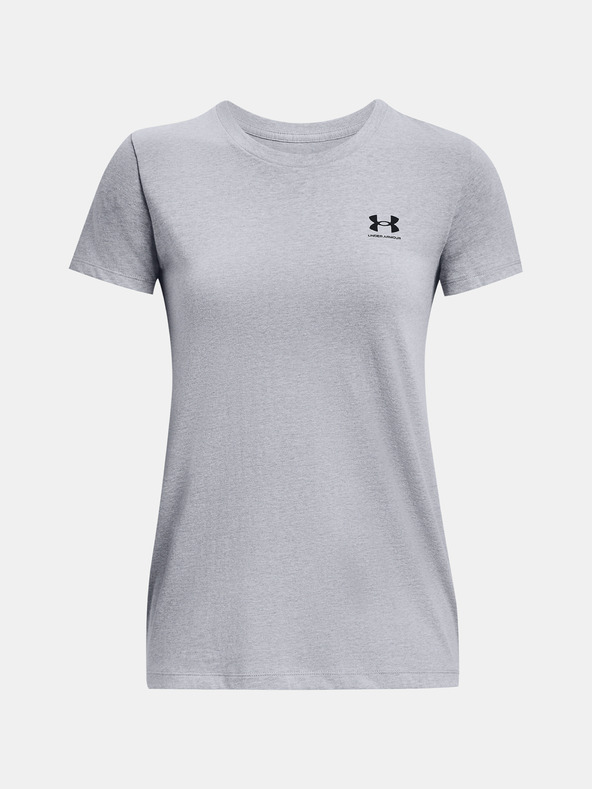 Under Armour UA W Sportstyle LC SS T-shirt Gris