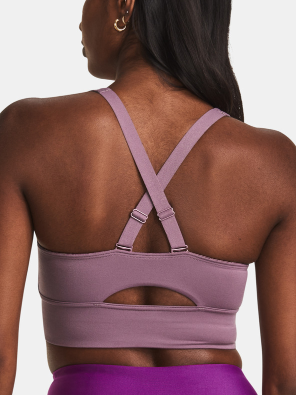 Under Armour Smartform Evo Mid LongL CF Sport Bra Violeta