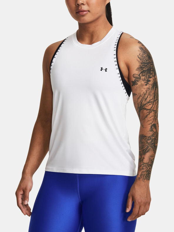 Under Armour Knockout Novelty Top Blanco