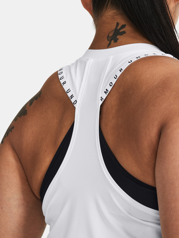 Under Armour Knockout Novelty Top Blanco